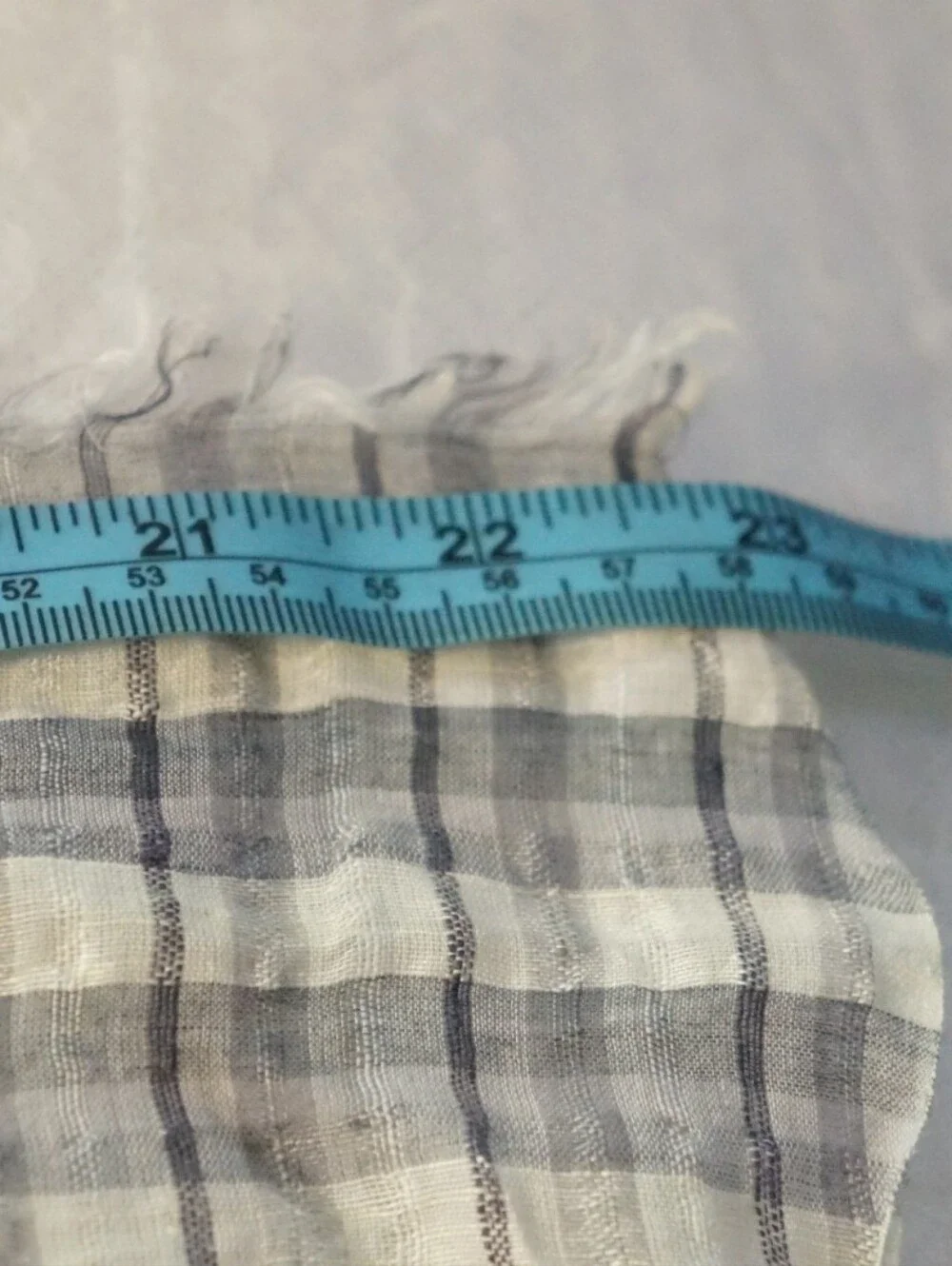 Epice  plaid/checkered stole scarf  Épice Paris.grey Off White One Size